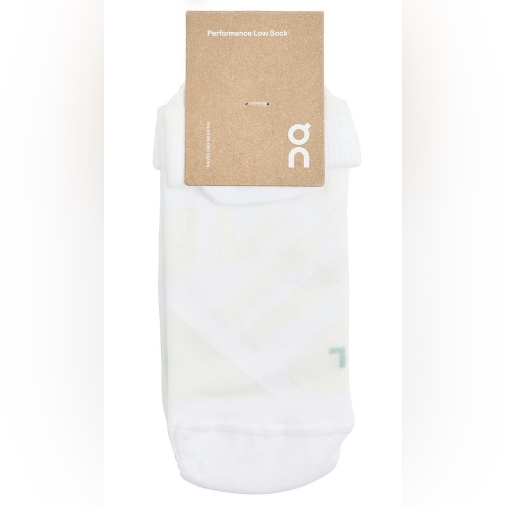 ON Performance Stretch-jersey Trainer Socks White L White/Ivory